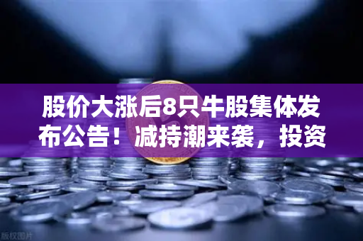 股价大涨后8只牛股集体发布公告！减持潮来袭，投资者如何应对？-第1张图片-欧易交易所