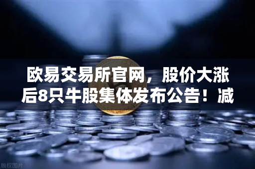 欧易交易所官网，股价大涨后8只牛股集体发布公告！减持潮来袭，投资者如何应对？-第1张图片-欧易交易所