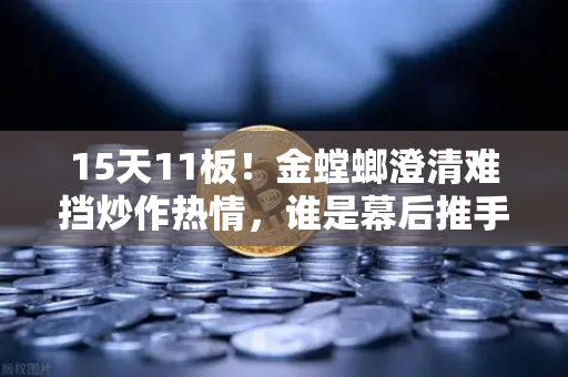 15天11板!金螳螂澄清难挡炒作热情,谁是幕后推手?游资手法解析-第1张图片-欧易交易所 15天11板!金螳螂澄清难挡炒作热情,谁是幕后推手?游资手法解析-第1张图片-欧易交易所
